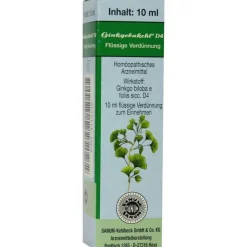 Clearance Ginkgobakehl D 4 Tropfen, 10 ml