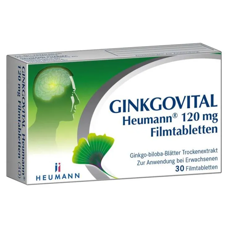 GINKGOVITAL Heumann 120 mg Filmtabletten, 30 St
