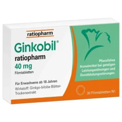 Clearance ratiopharm 40mg mit Ginkgo biloba, 30 St Ginkgo