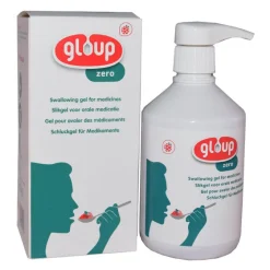 New Gloup Zero Medikamenteneinnahme Gel Himbeere, 500 ml
