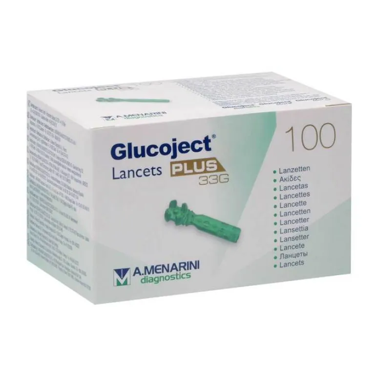 Clearance Glucoject ® Lancets PLUS 33G, 100 St