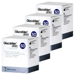 Hot Glucomen areo Sensor Teststreifen , 4x50 St