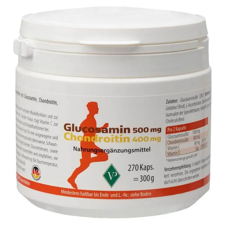 Online Velag Glucosamin 500 mg + Chondroitin 400 mg Kapseln, 270 St