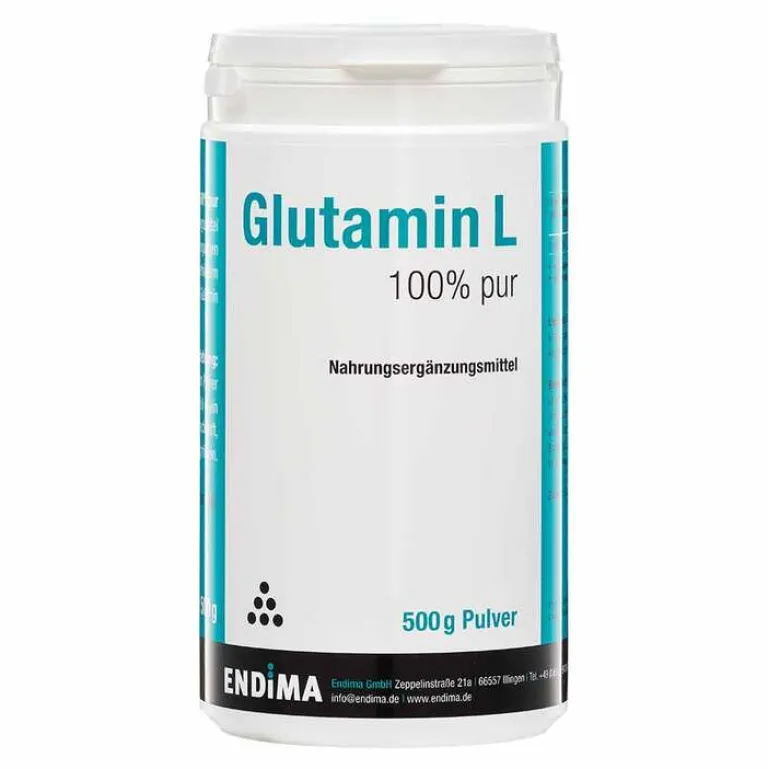 Hot Glutamin L 100% Pur Pulver, 500 g Aminosäuren|Muskulatur