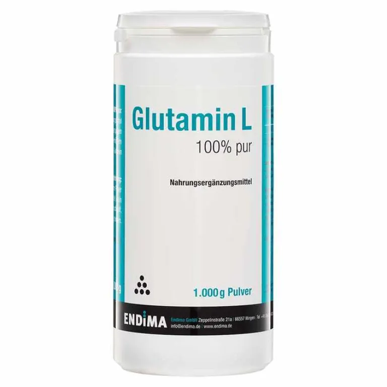 Clearance Glutamin L 100% Pur Pulver, 1000 g Aminosäuren|Muskulatur