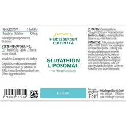 Hot Heidelberger Chlorella Glutathion Liposomal flüssig, 118 ml