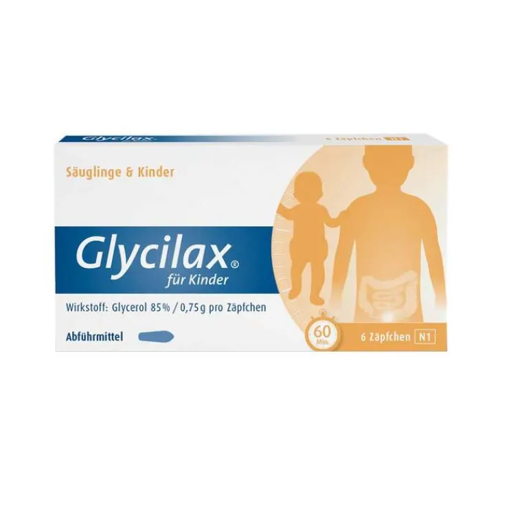Glycilax® Zäpfchen für Kinder, 6 St