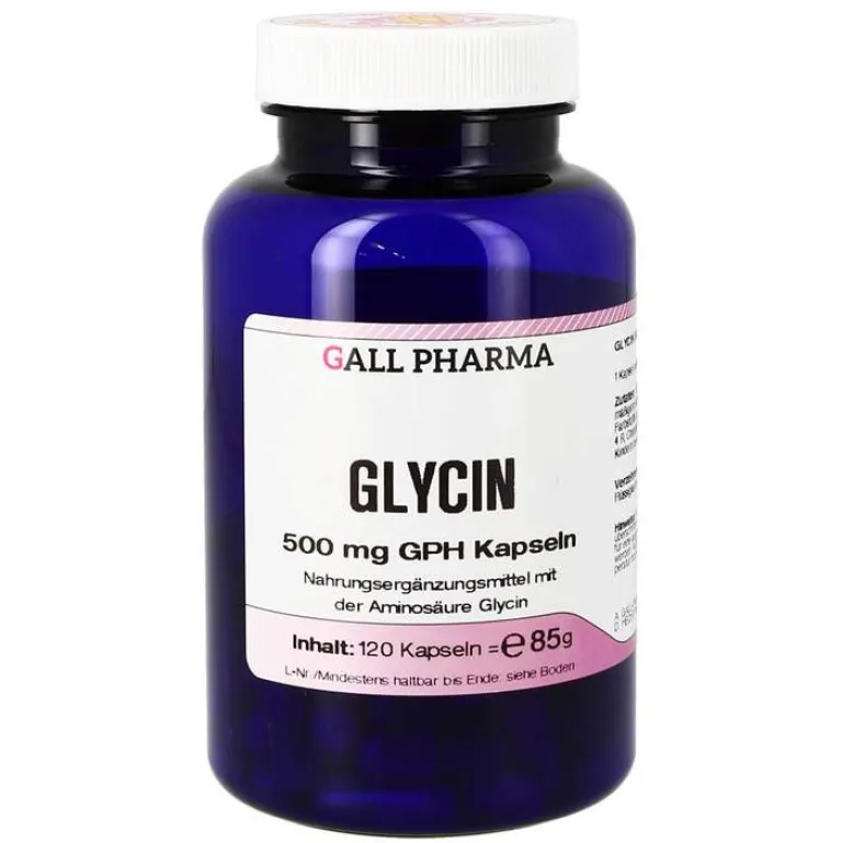 New Glycin 500 mg GPH Kapseln, 120 St Aminosäuren|Aminosäuren