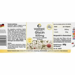 Warnke Glycin 500 mg Kapseln, 90 St