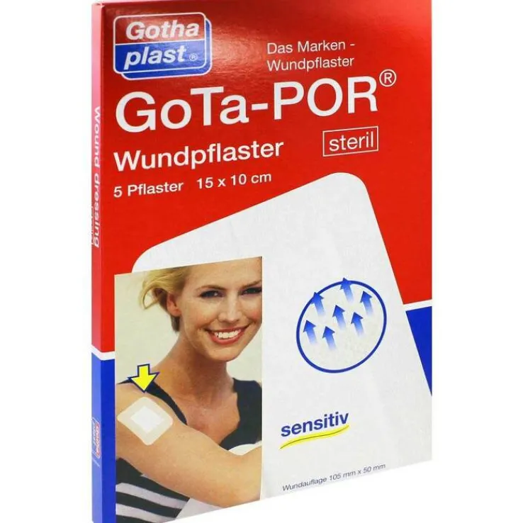 Gota-Por Wundpflaster steril 100x150 mm, 5 St