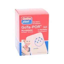 Gota-Por Wundpflaster 5x7,2 cm steril hautfarben, 50 St