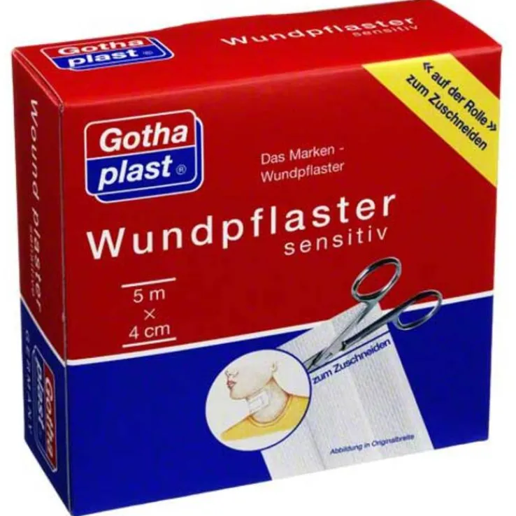 Gothaplast Wundpflaster sensitiv 4 cm x 5 m, 1 St