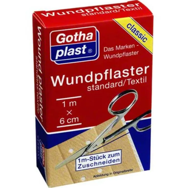 New Gothaplast Wundpflaster standard 6 cm x 1 m, 1 St