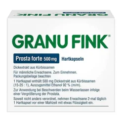 GRANU FINK Prosta forte 500 mg Hartkapseln, 80 St