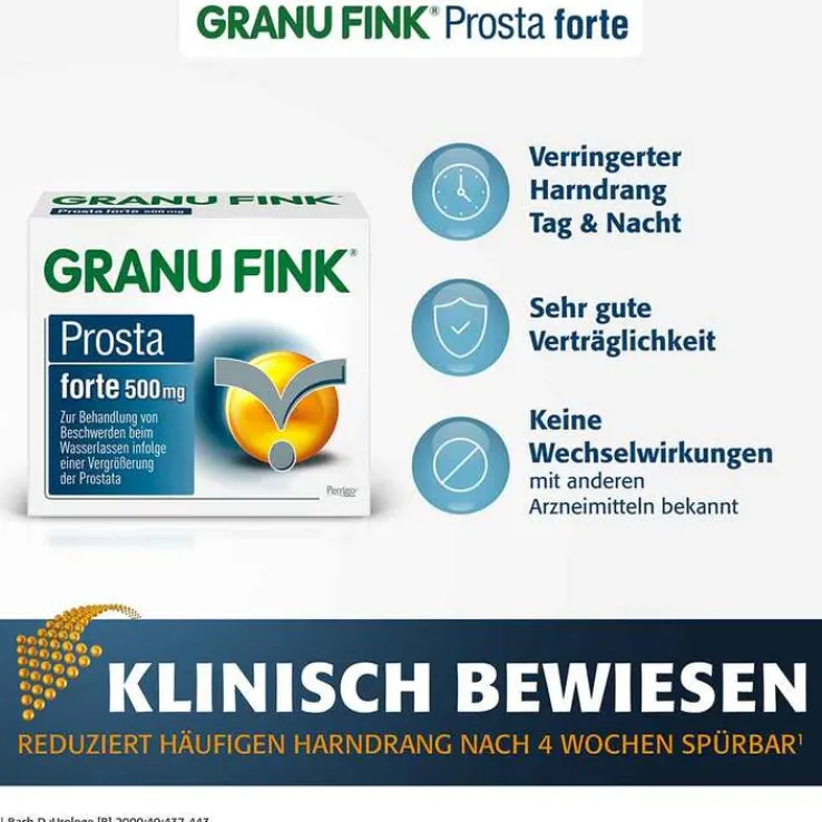 GRANU FINK Prosta forte 500 mg Hartkapseln, 40 St