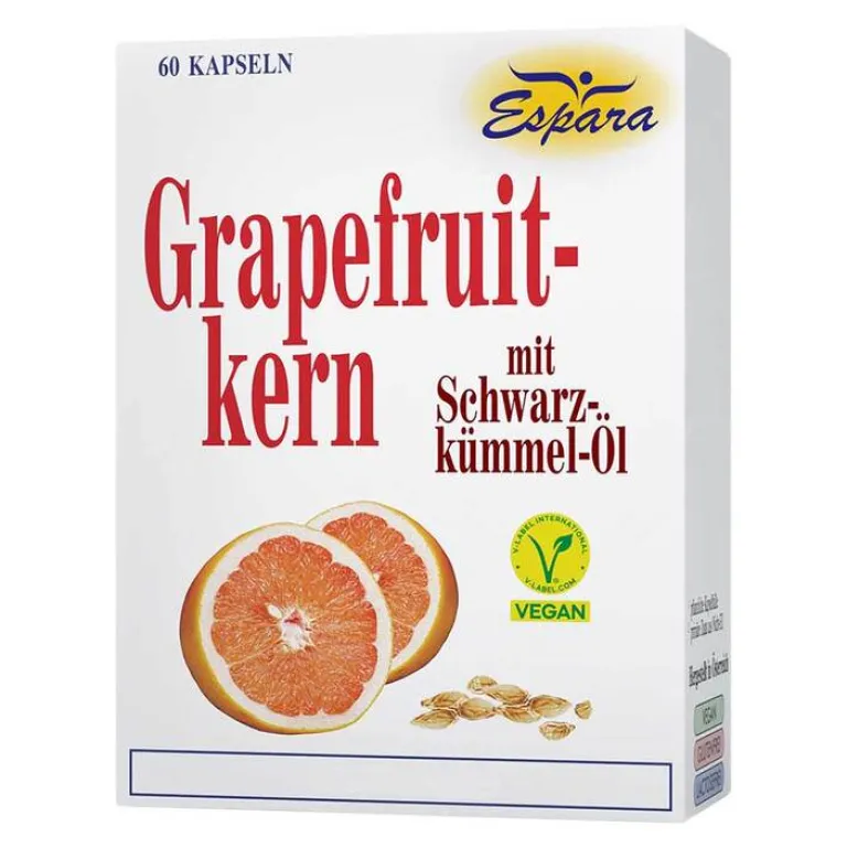 New Grapefruit + Schwarzkümmelöl Kapseln, 60 St Schwarzkümmelöl