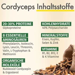 Best Green Naturals Cordyceps sinensis Kapseln, 180 St