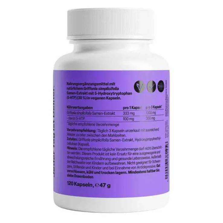 Griffonia 5-HTP 100 mg Forte Kapseln, 120 St