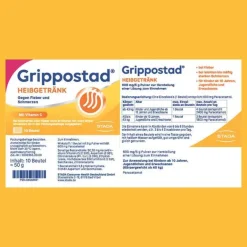 Online Heißgetränk bei Schmerzen und Fieber , 10 St Grippemittel