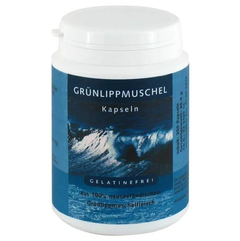 Hot Grünlipp Muschel Kapseln, 200 St Grünlippmuschel
