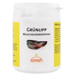 New Allpharm Grünlipp Muschel Konzentrat Kapseln, 180 St