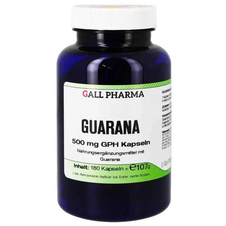 Clearance Hecht Pharma Guarana 500 mg GPH Kapseln, 180 St