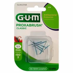 GUM Proxabrush Classic Ersatzbürsten 1,1 mm, 8 St