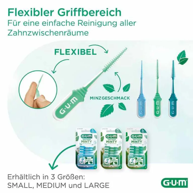 Soft-Picks Minty medium, 80 St Zwischenraumreinigung