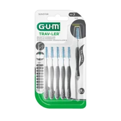 GUM Trav-Ler 2,6mm dunkelgrau Interdentalbür., 6 St