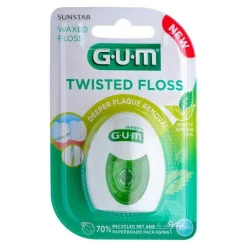 Clearance GUM Twisted Floss waxed Zahnseide 50 m, 1 St