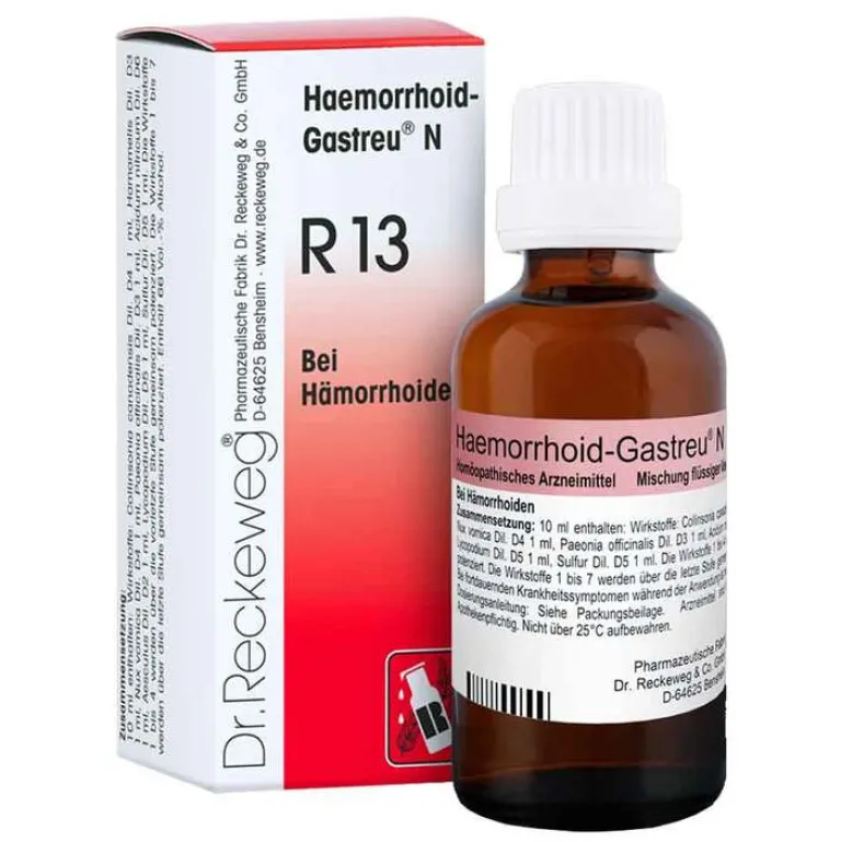 Sale Dr. Reckeweg Haemorrhoid-Gastreu® N R13 Tropfen zum Einnehmen, 22 ml
