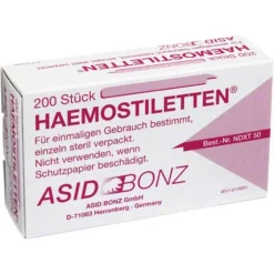 Outlet Asid Haemostiletten, 1X200 St