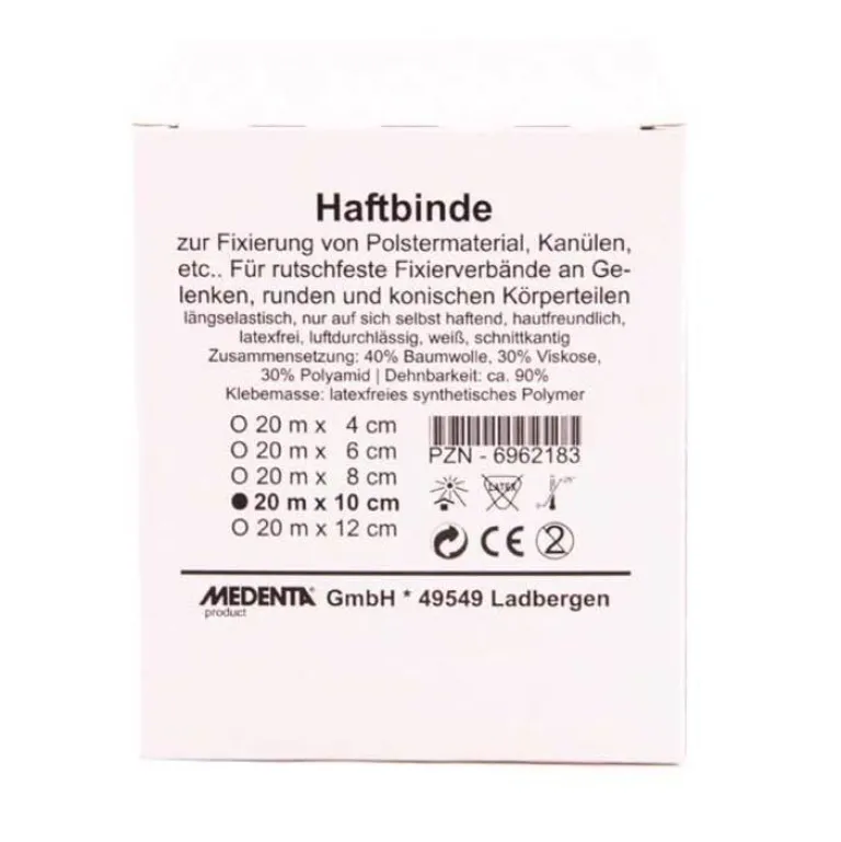 Online Haftbinde elastisch 10 cm x 20 m, 1 St Haft- & Fixierbinden|Binden & Verbände