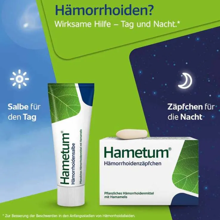 Hametum® Hämorrhoidenzäpfchen, 25 St