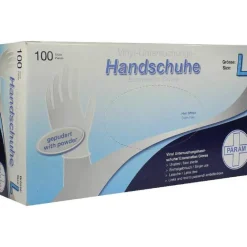 Online Handschuhe Einmal Vinyl gepudert L, 100 St