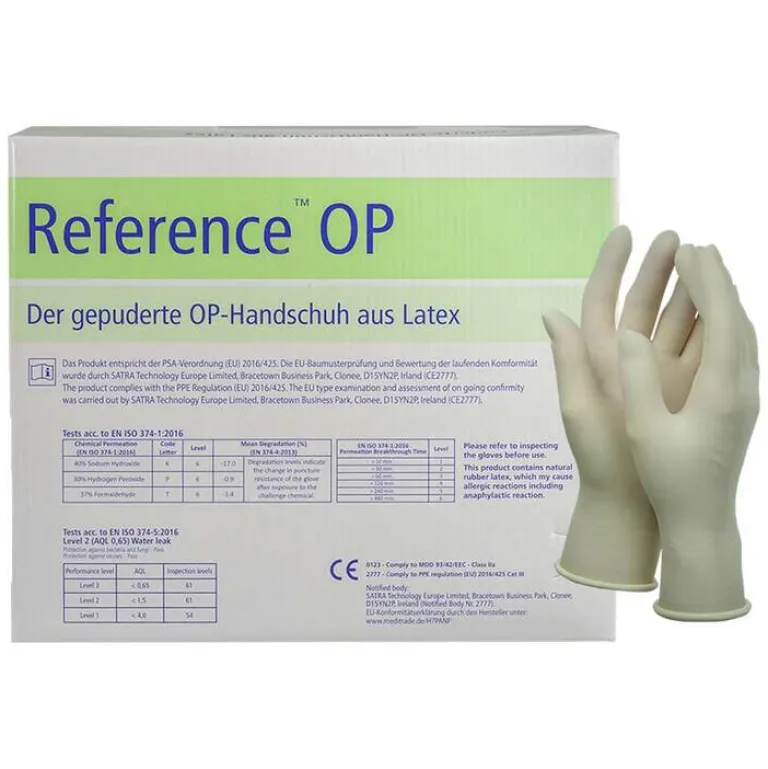 Best Dr. Junghans Handschuhe OP Latex Größe 8 ste, 50X2 St