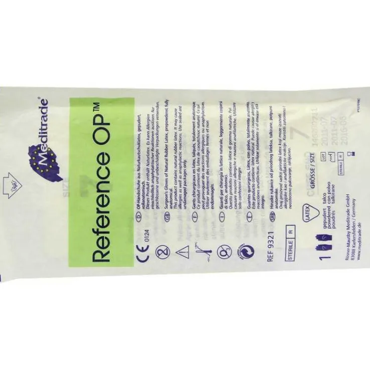 Handschuhe OP Latex Größe 7 ste, 1X2 St