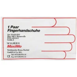 New Maximo Handschuhe Strick Baumwolle Größe 8 dünn, 2 St
