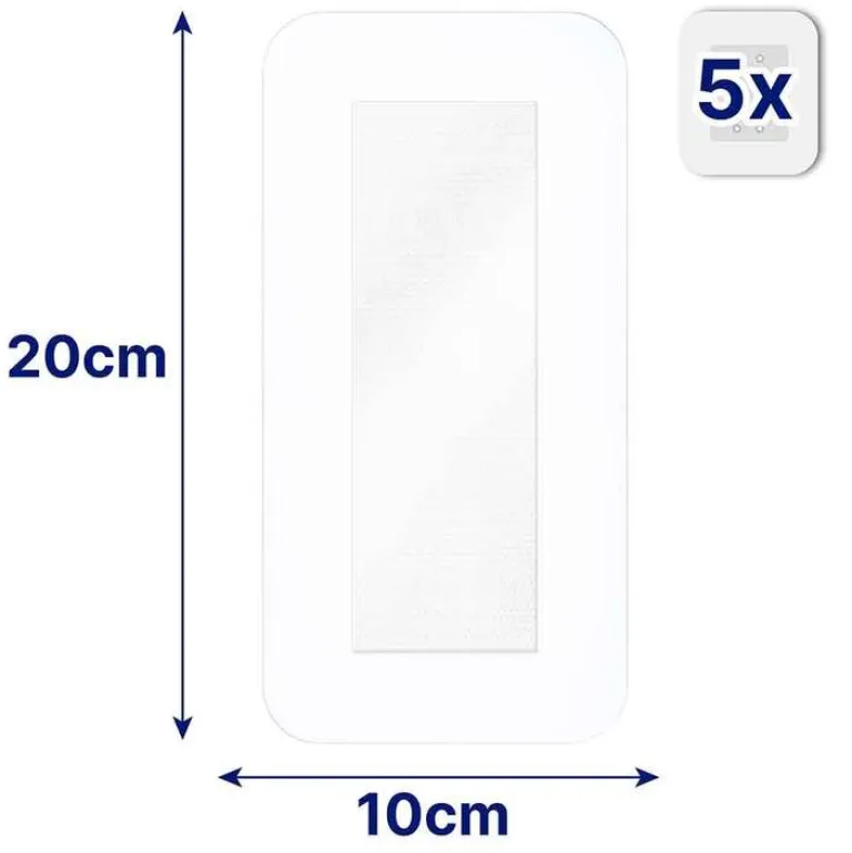 Hot AQUA PROTECT 4XL Wundverband steril 10x20 cm, 5 St Wundpflaster