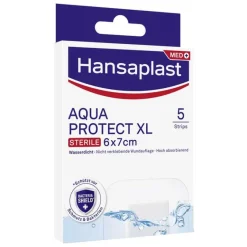 Online Hansaplast AQUA PROTECT XL Wundverband steril 6x7 cm, 5 St