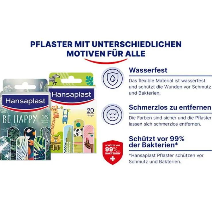 Hansaplast Be Happy Pflaster, 16 St