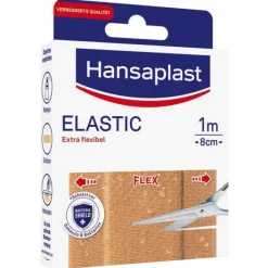 Hot Elastic Pflaster 8 cmx1 m, 1 St Wundpflaster|Heftpflaster