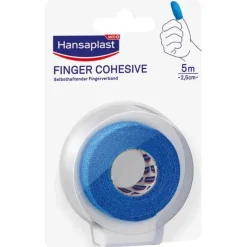 Hansaplast Fingerverband selbsthaftend 2,5 cmx5 m blau, 1 St