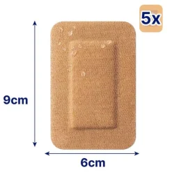 Hansaplast FLEXIBLE Wundverband 6x9 cm Strips, 5 St