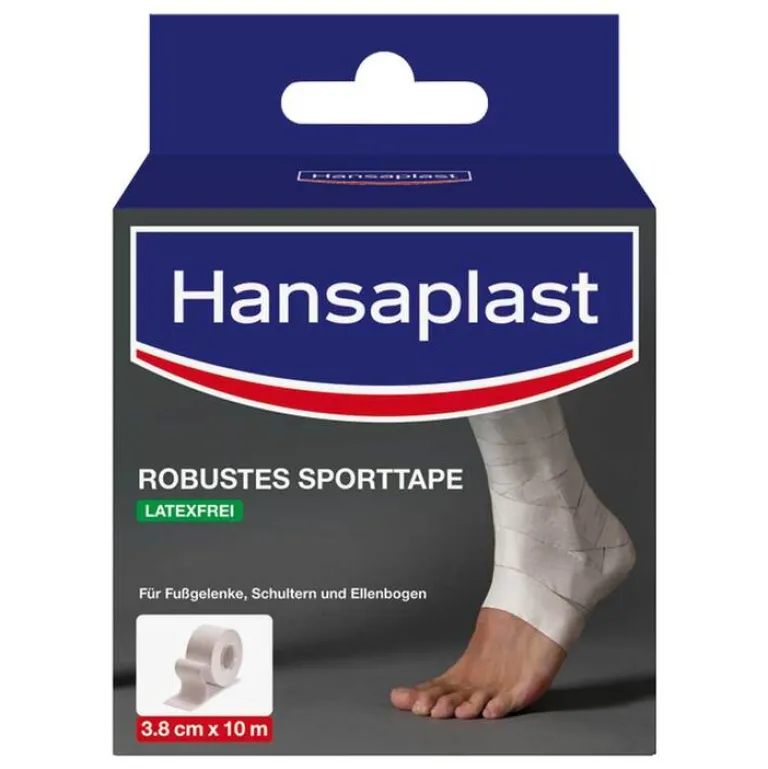 Outlet Hansaplast robustes Sporttape 3,8 cmx10 m weiß, 1 St