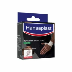 New Hansaplast robustes Sporttape 2,5 cmx10 m weiß, 1 St
