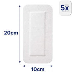 Best SENSITIVE 4XL Wundverband steril 10x20 cm, 5 St Wundpflaster|Heftpflaster