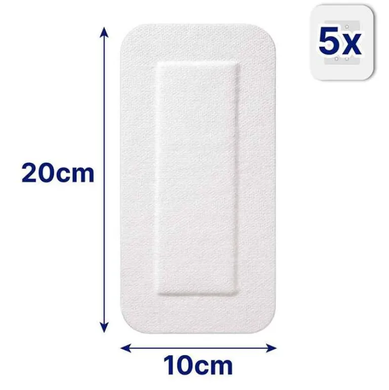 Best SENSITIVE 4XL Wundverband steril 10x20 cm, 5 St Wundpflaster|Heftpflaster
