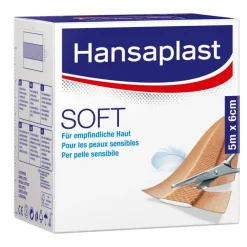 Discount Hansaplast Soft Pflaster 5mx6cm Rolle, 1 St