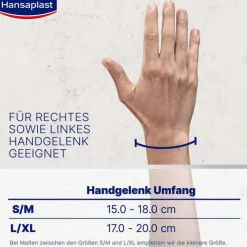 Clearance Sport Handgelenk-Bandage Größe L/XL, 1 St Handgelenkbandagen
